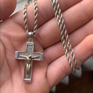 225 sterling silver with 24k gold pendant